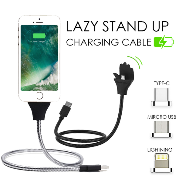 Lazy Stand Up Charging Cable