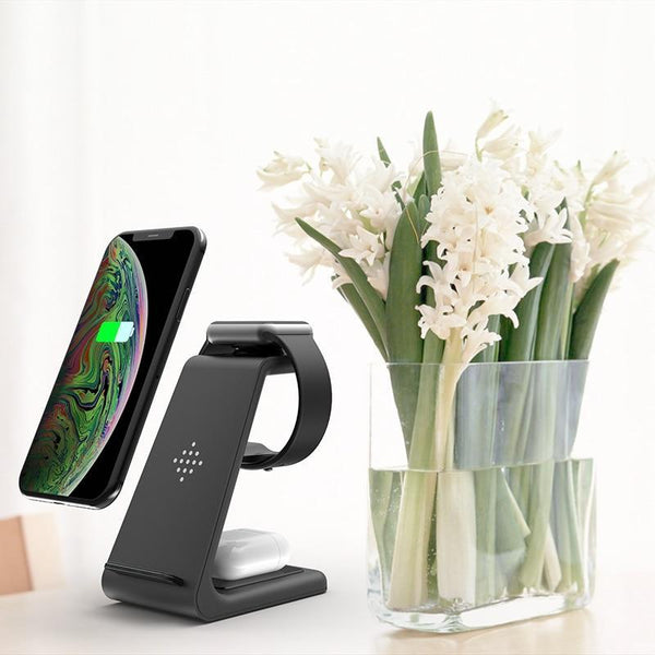 The Rax - 3 in 1 Wireless Charger Stand Holder