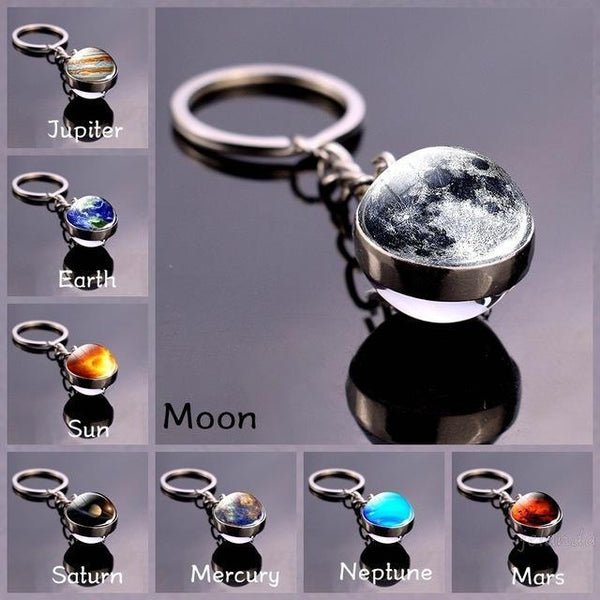 Galaxy keychain Special Bright Star keyring