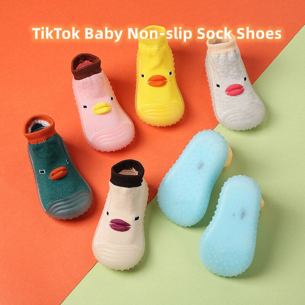 Cartoon little yellow duck baby toddler shoes