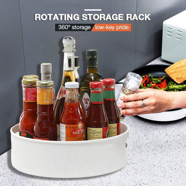 Multi-Function Anti-Skid Rotary Storage Tray