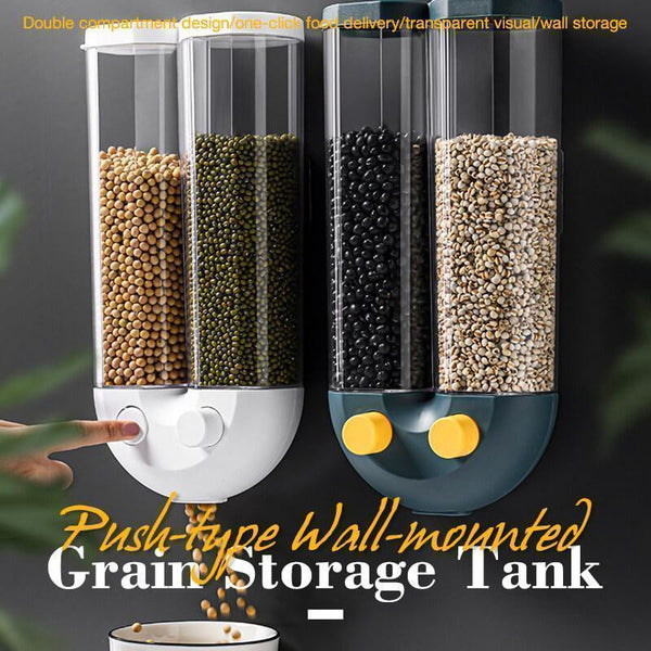 Push-type Wall-mounted Grain Storage Tank