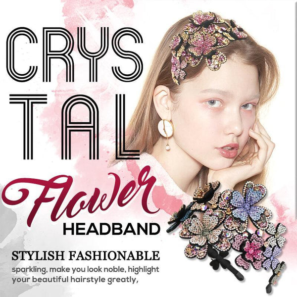 Crystal Flower Headband