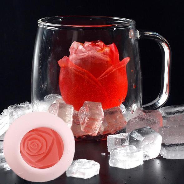 3D Rose Ice Mold