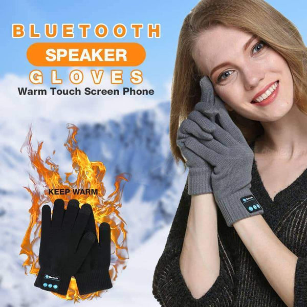 Warm Touch Screen Phone Bluetooth Speaker Gloves