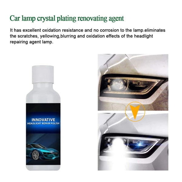 Car Headlight Polishing