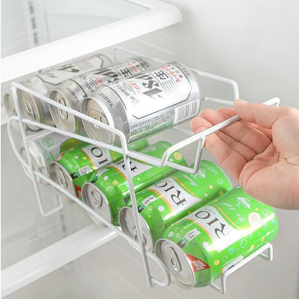 Double Layer Cans Rack