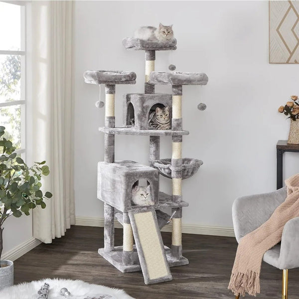 64.5 Inches Multi-Level Cat Tree for Indoor Cats