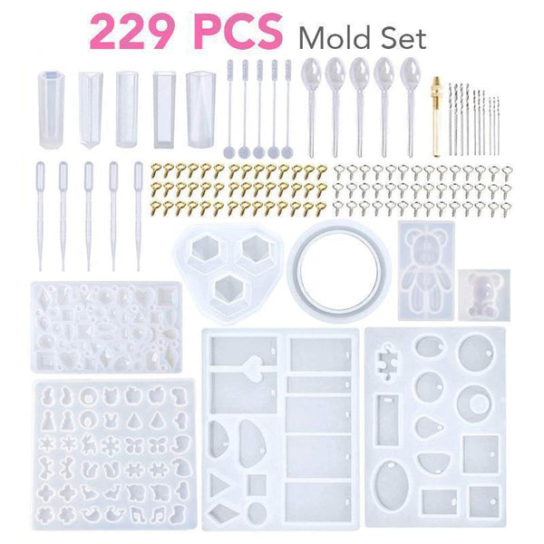 DIY Silicone Crystal Jewelry Mold Set