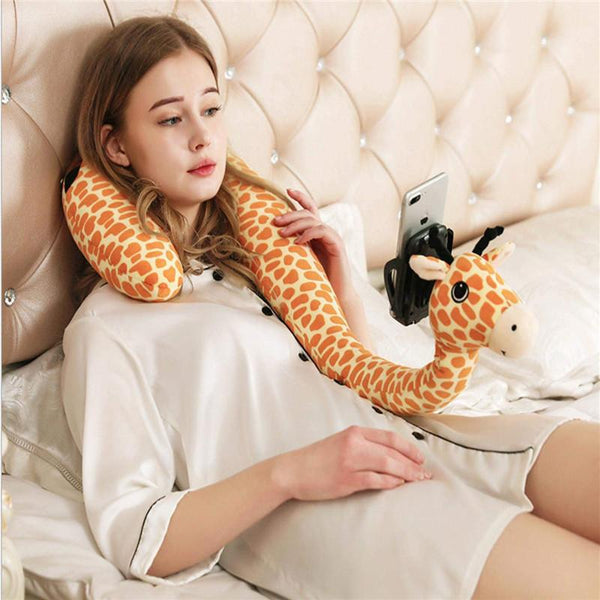 Multifunctional Lazy U-shaped Pillow Mobile Phone Holder