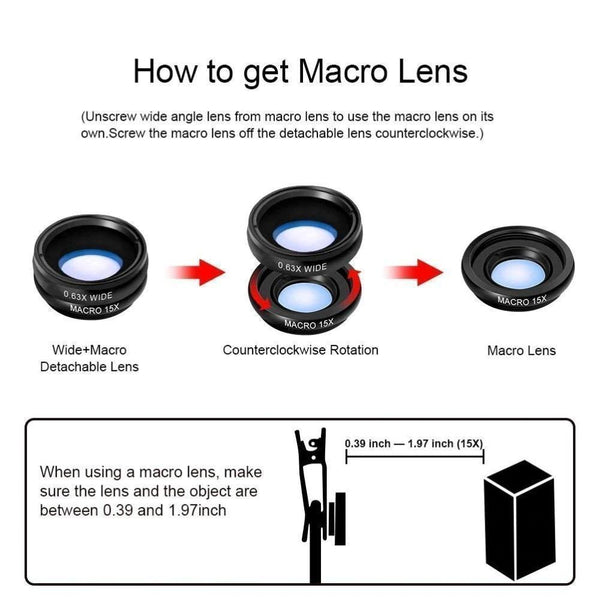 10 in 1 Phone Camera Lens Kit