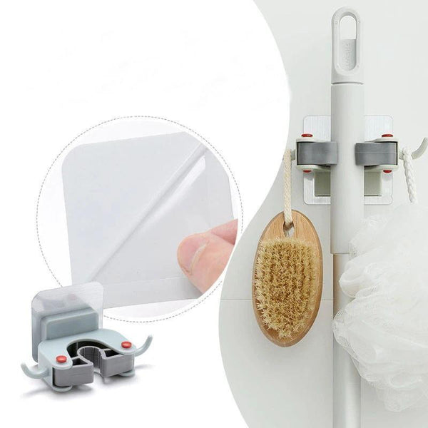 Bathroom Wall Mounted Mop Clip