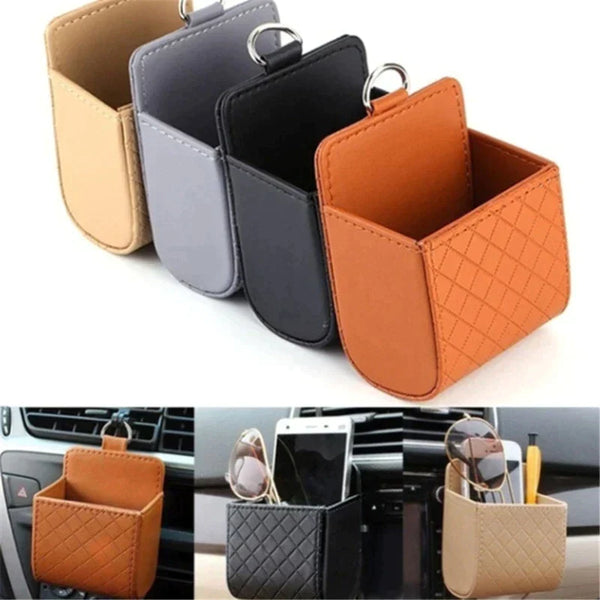 Car Seat PU Back Storage