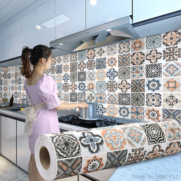 Kitchen Cartoon Modern Style Wallpaper