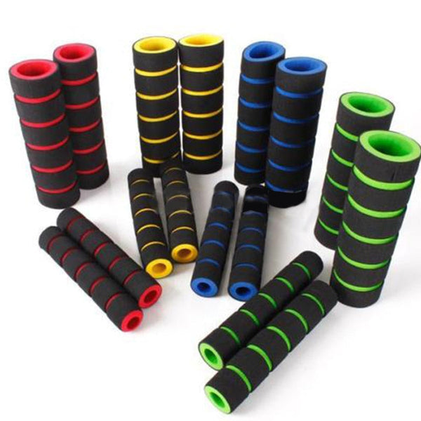 Motorcycle Handlebar Grips - Soft Sponge Foam