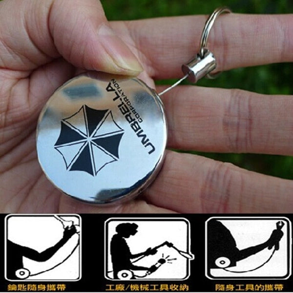 Men's Retractable KeyChain with Belt Clip