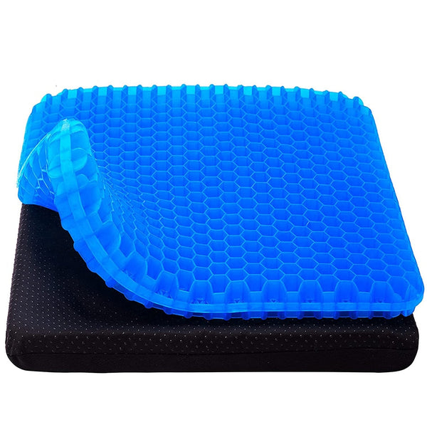 Summer Gel Seat Cushion - Honeycomb Design for Pain Relief