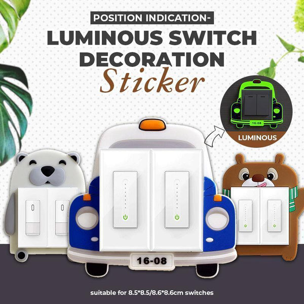 Position Indication Luminous Switch Decoration Sticker