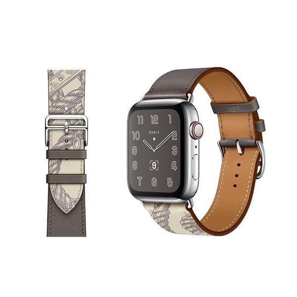 Leather Replacement Band Compatible With Apple Watch