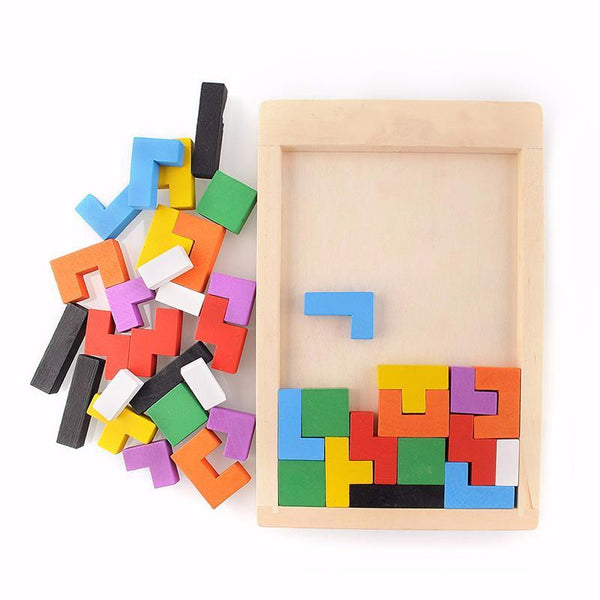 Tetris Wooden Puzzle Toy