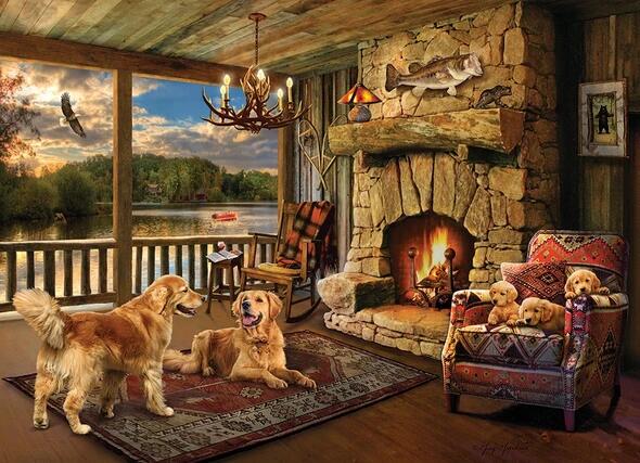 Golden Retriever 1000-Piece Puzzle