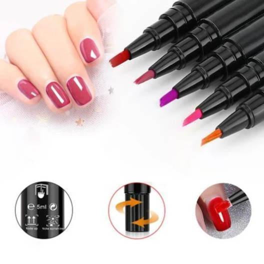 18 Colors One Step Nail Polish Pen