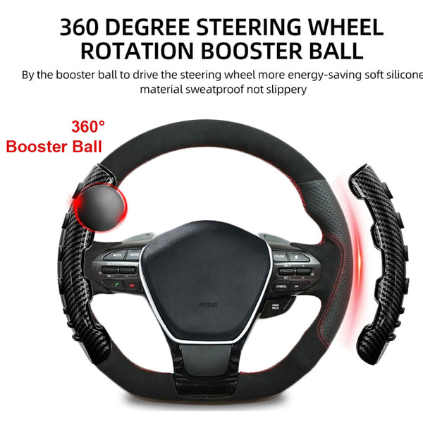 love590--1Pair Car Steering Wheel Non-Slip Cover