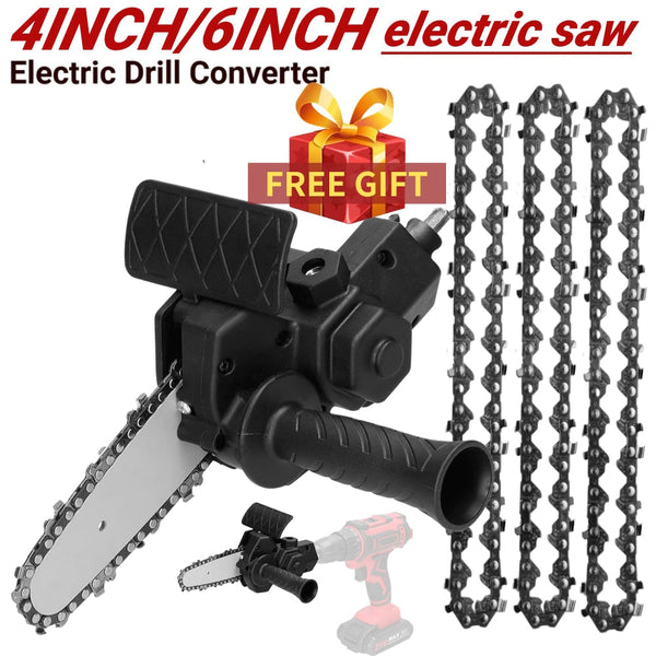 Electric Drill Chainsaw Attachment