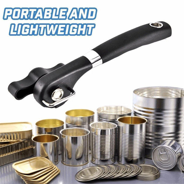 Safe Stainless Steel Cutting Can Opener