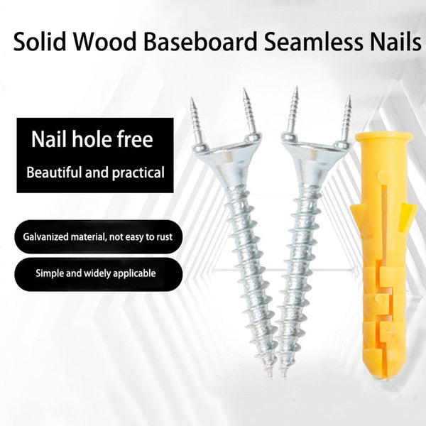 Seamless Double-Headed Screw Nails - 50PCS