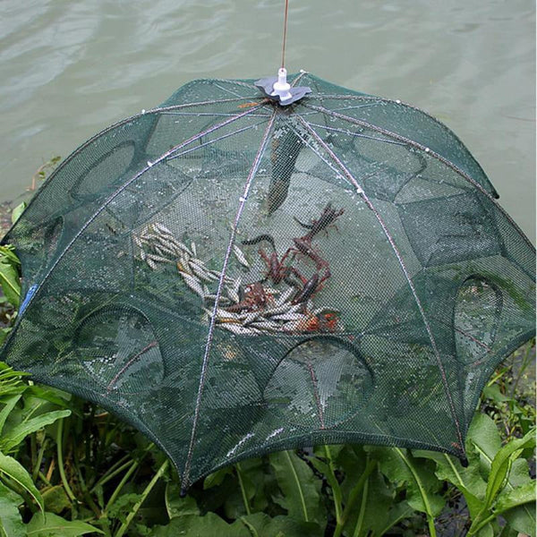 Foldable Nylon Auto Fishing Trap