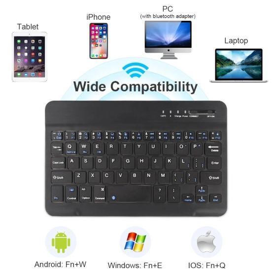 Ultra-Portable Bluetooth Smartphone Keyboard