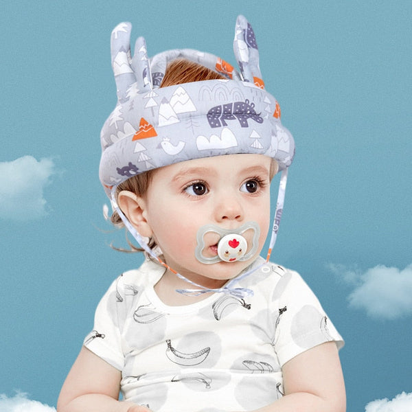 Toddler Safety Gray Anti-collision Cap