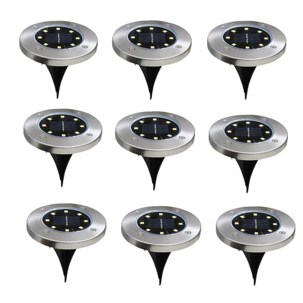 8/16 LED Lawn Yard Buried Solar Lights