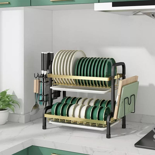 2 TIER DISH RACK