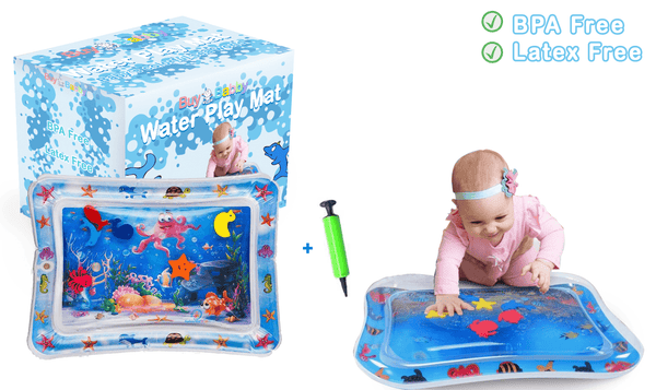 Inflatable Tummy Time Water Mat – BPA-Free Baby Toy