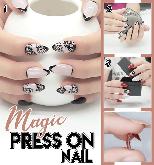 Magic Press-On Nail (3 Pairs In A Set)