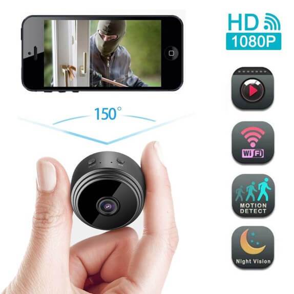 WIRELESS WIFI CAMERA WITH SENSORI NIGHT VISION