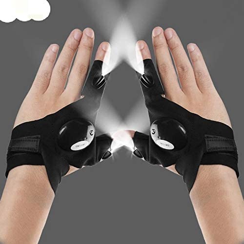 LED Hands-Free Flashlight Gloves