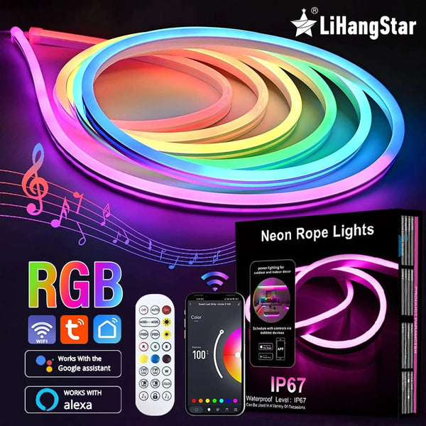 RGB Neon Strip 24W WIFI Smart LED