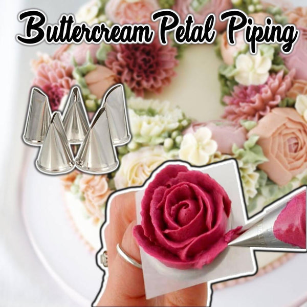 Buttercream Petal Piping Tips