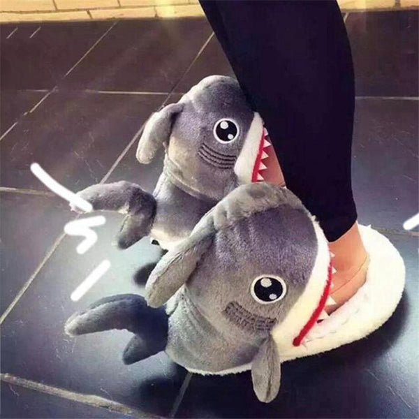 Shark Bite Warm Indoor Slippers