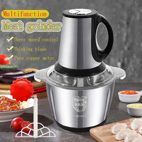 2L/3L Stainless Steel Electric Automatic Meat Grinder