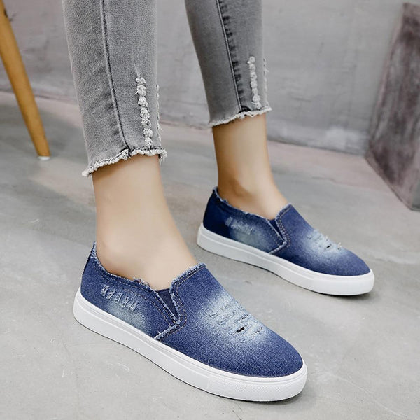 Women Denim All Season Casual Loafers