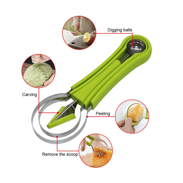 3-in-1 Fruit Scoop & Separator Tool