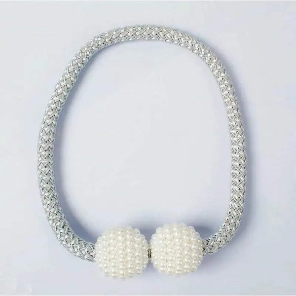 Pearl Magnetic Curtain Tieback