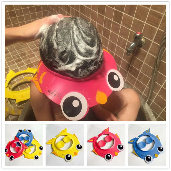 Adjustable Kids Baby Shampoo Bathing Cap