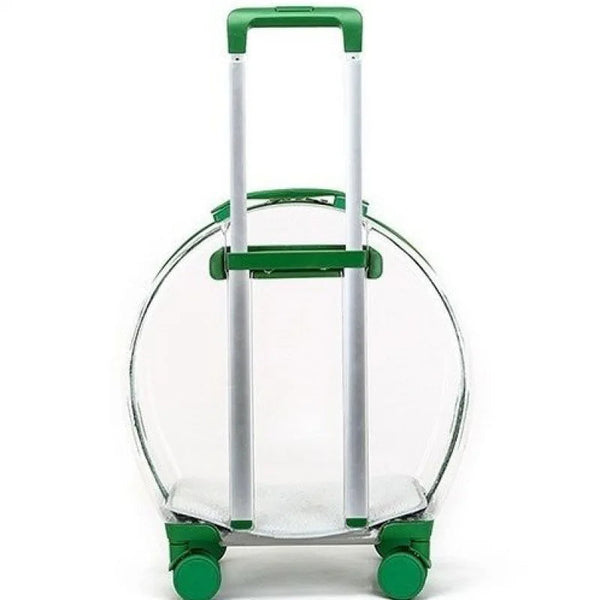 Transparent Pet Trolley Bag