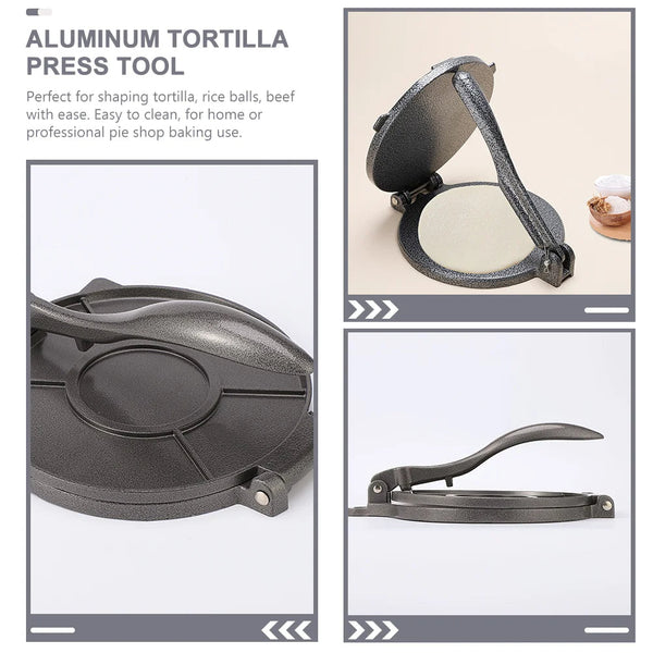 Aluminum Tortilla Dough Press