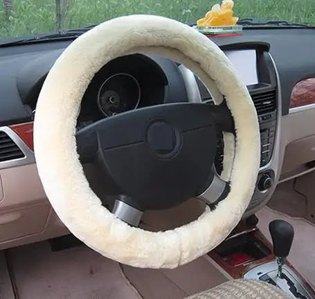 Plush Steering Wheel Cover